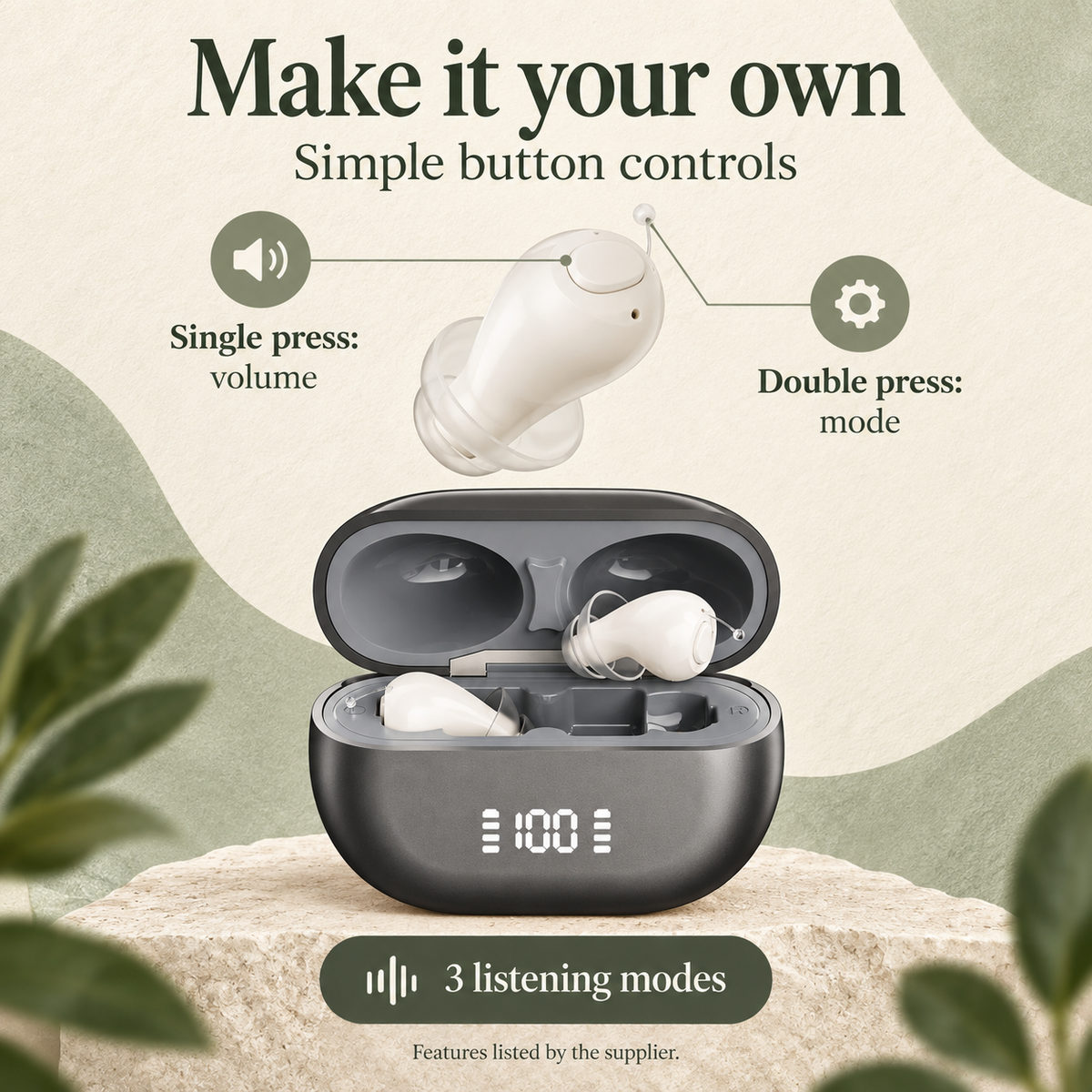 EasyHear Product 2 — settings explainer